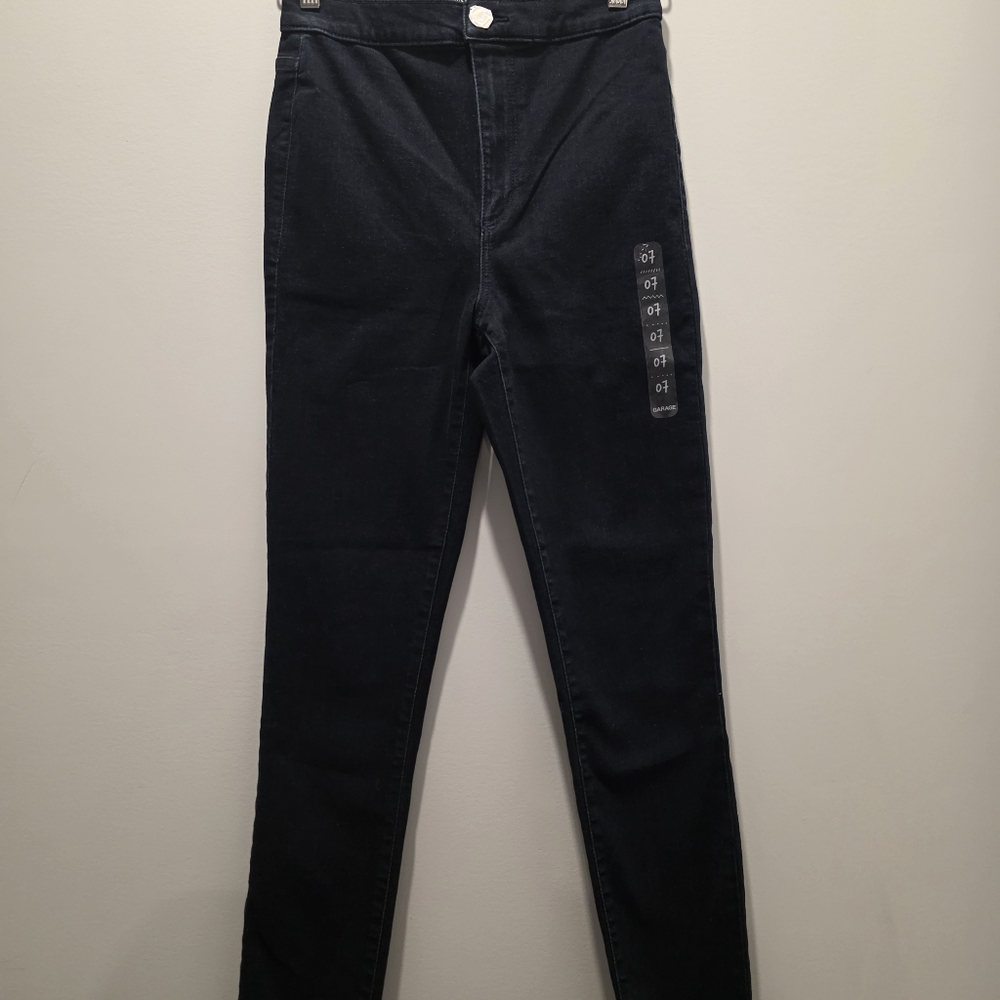 ✨ 3 for $15 SALE ✨Garage Women's dark Blue Ultra High Rise‎ Skinny Jeans NWT